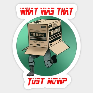 Solid Snake WHAT WAS THAT JUST NOW!?!?!? Sticker
